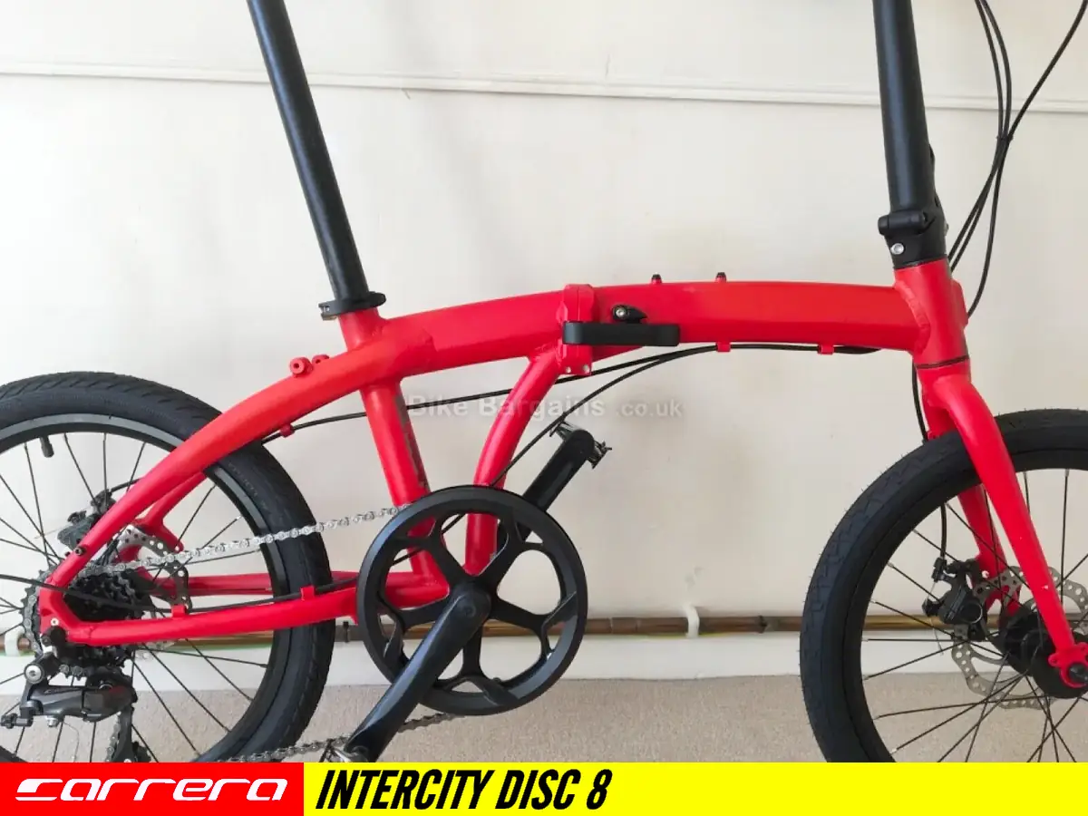 Carrera Intercity Disc 8-Speed Folding Bike - £375! | Folding Bikes