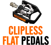 Clipless Flat Pedals