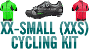 Cheap Extra Extra Small (XXS) size cycling clothing and equipment