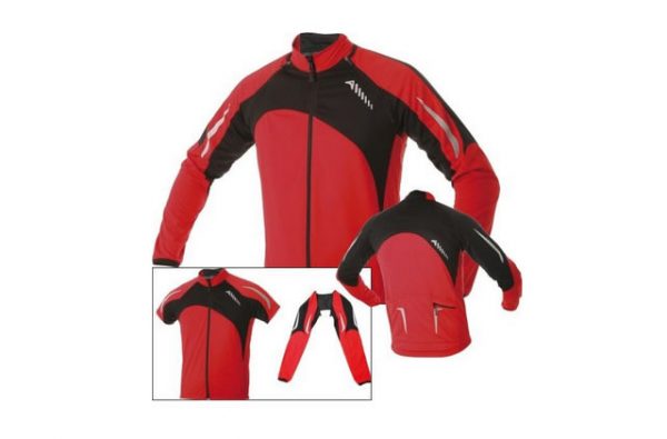 Altura Transformer Windproof Convertible Jacket XS, Red, Men's, Long / Short Sleeve
