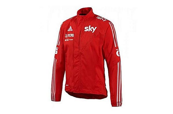 Adidas British Cycling Replica Jacket XS,S,M, Red, Men's, Long Sleeve