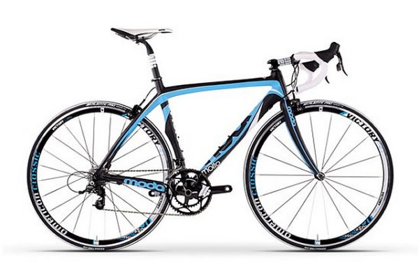 Moda Molto Rival Carbon Road Bike 60cm, Black, Blue, Carbon, Calipers, 10 speed, 700c, 7.9kg