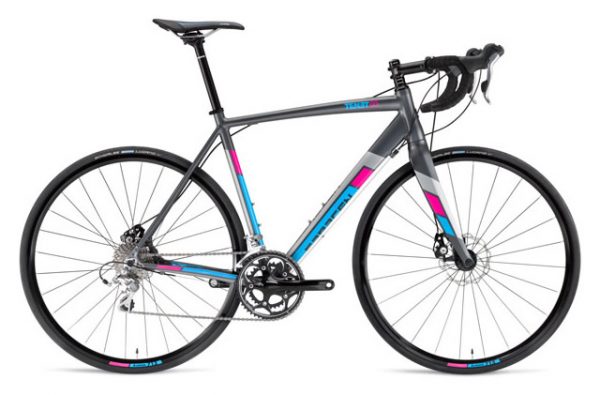 Saracen Tenet 3 Disc Road Bike 2015 52cm,54cm,56cm,58cm,60cm, Blue, Grey, Pink, Alloy, Disc, 10 speed, 700c