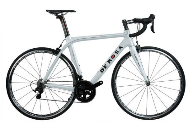 De Rosa Merak 5800 Road Bike 2014 53cm, White, Carbon, Calipers, 11 speed, 700c
