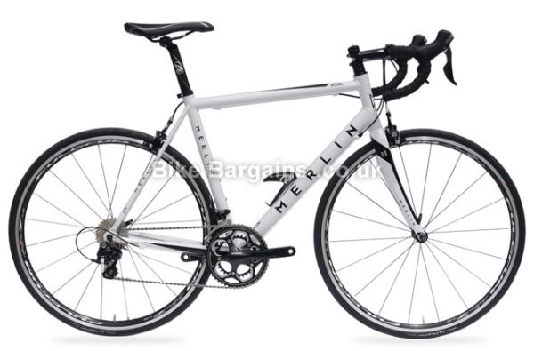 Merlin FF1 105 Mix Road Bike L, White, Alloy, Calipers, 11 speed, 700c, 9.3kg