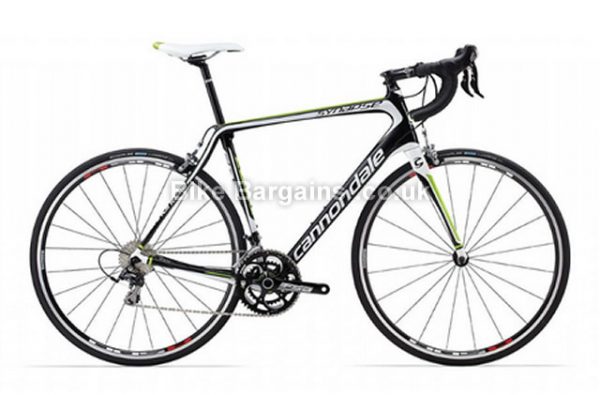 Cannondale Synapse Carbon 105 Road Bike 2014 56cm, Black, White, Carbon, Calipers, 10 speed, 700c