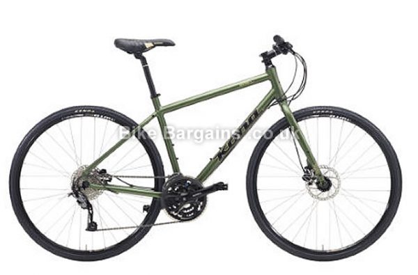 Kona Dew Plus Bike 46cm, Green, Alloy, 700c, 8 speed, Disc, Hardtail