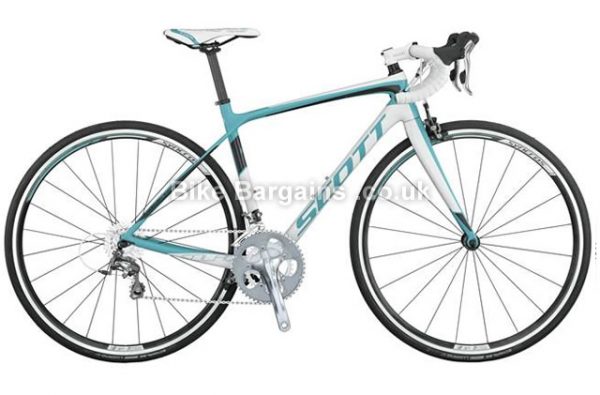 Scott Contessa Solace 35 Ladies Carbon Road Bike 2015 51cm, Blue, White, Carbon, Calipers, 10 speed, 700c