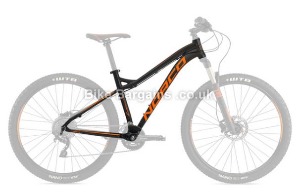 Norco Charger A7.1 27.5 Alloy Hardtail MTB Frame 2015 13",15",17",18",20",21", Black, Orange, 27.5", Alloy, Hardtail