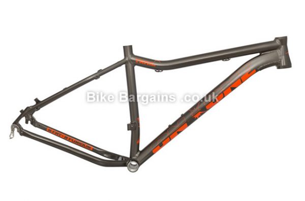 On-One Fatty Trail 27.5 Alloy Hardtail MTB Frame S,M,L, Grey, Red, 27.5", Alloy, Hardtail