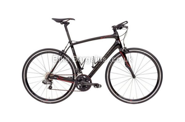 Specialized Sirrus Limited Sl4 Flat Bar Road Bike 2013 56cm, Black, Red, Carbon, Calipers, 10 speed, 700c