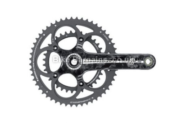 Campagnolo Chorus CT 11 speed Carbon Road Chainset 170mm, Black, Carbon, 11 speed, Double Chainring, Road, 695g 