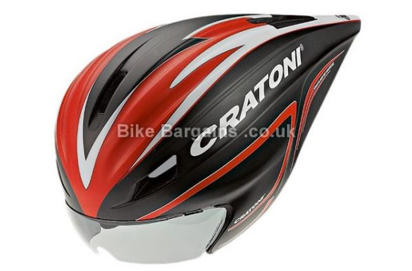 Cratoni C-Pace TT Helmet 2014 M, Black, Red, White, 410g, 5 vents