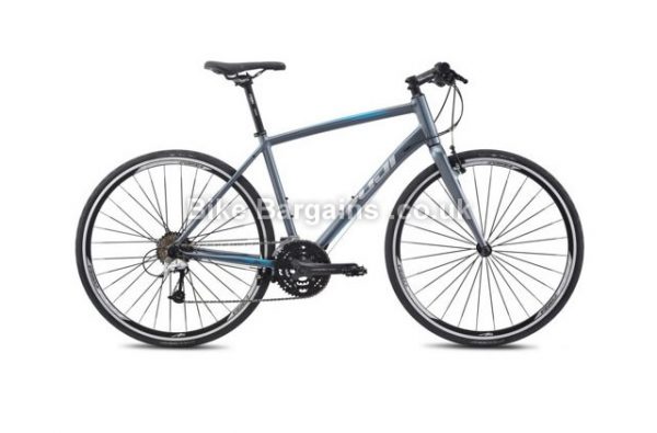 Fuji Absolute 1.5 City Bike 2014 43cm, Grey, Alloy, 700c, 9 speed, Calipers, Hardtail