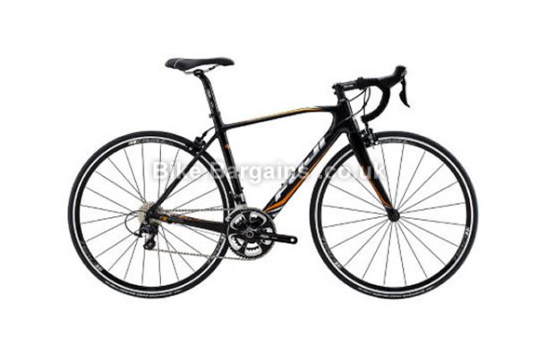 Fuji Supreme 2.3 Road Bike 2015 50cm,53cm, Black, Carbon, 10 speed, Calipers, 700c