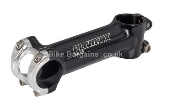 Planet X Superlight Team 3D Forged Road Cycling Stem all sizes, 139g, Black, Silver, Alloy 
