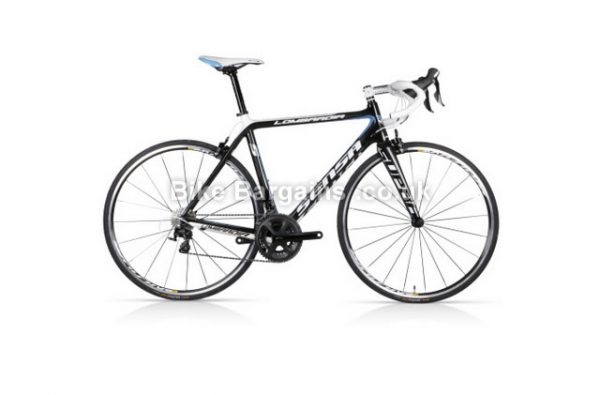 Sensa Lombardia LTD Carbon 105 Road Bike 2016 55cm, Black, White, Carbon, Calipers, 11 speed, 700c, 7.8kg