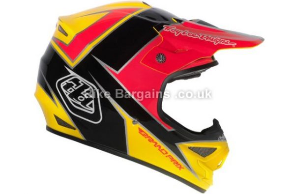 Troy Lee Designs Air Stinger Full Face MTB Helmet M,L,XL, Pink, Yellow, 1400g, 12 vents