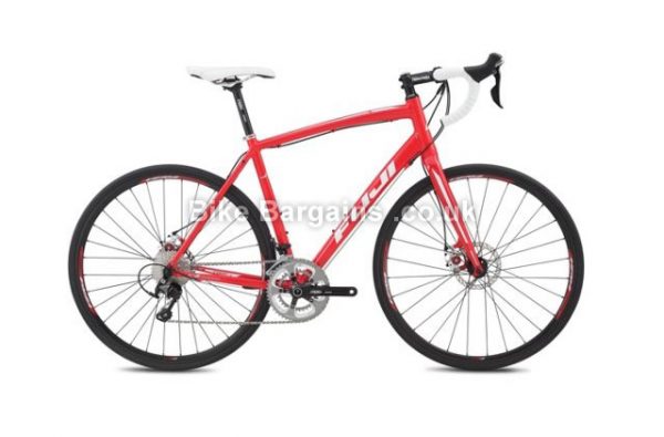 Fuji Sportif 1.1 D Disc Road Bike 2015 54cm, Red, Alloy, Disc, 11 speed, 700c, 10.31kg