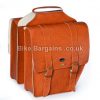 Selle Monte Grappa Borsa Cruiser Leatherette Honey Pair Pannier Bags