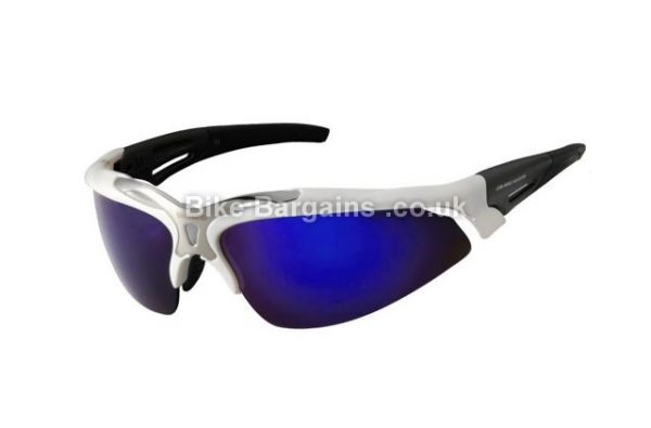 Shimano CE-S70R Metallic White Cycling Sunglasses white