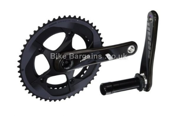 SRAM Force 22 BB30 11 Speed Double Chainset 175mm, BB30-50t-34t, Black, Carbon, 11 speed, Double Chainring, Road, 714g 