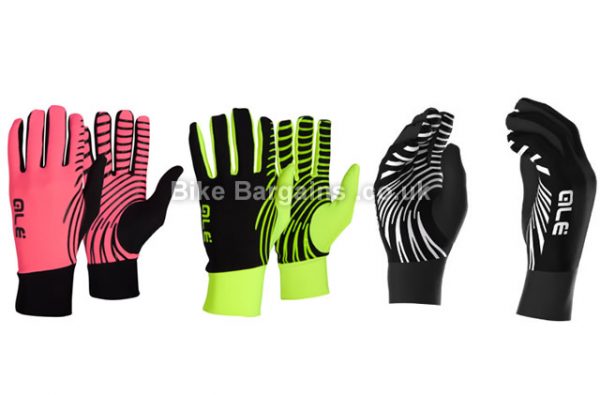 Ale Liner Fleece Full Finger Gloves XL, Black, Pink, Full Finger, Fleece