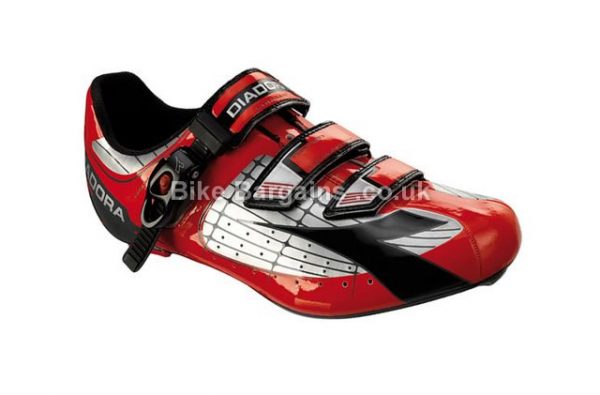 Diadora X-Tornado Red Road Cycling Shoes 40, red