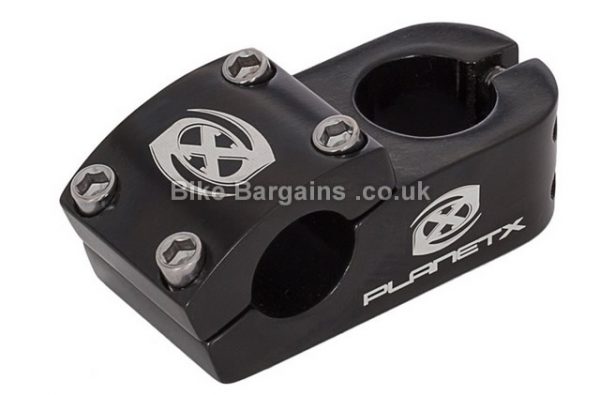 Planet X Fast Downhill Trail MTB Stem 45mm, 25.4mm, Black, Alloy 