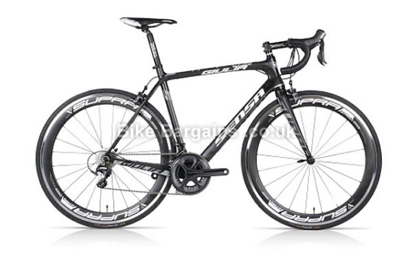 Sensa Giulia G1 Supremo Carbon Ultegra Road Bike Ltd Edition 55cm, Black, White, Carbon, Calipers, 11 speed, 700c, 7.4kg