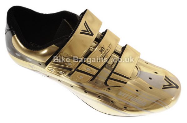 Vittoria Unique 30th Anniversary Gold Carbon Road Cycling Shoe 39,40