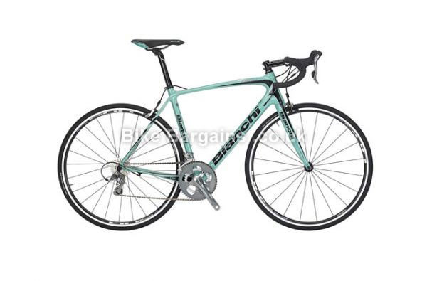 Bianchi Intenso Tiagra Carbon Road Bike 2015 55cm,59cm, Black, Turquoise, Carbon, Calipers, 10 speed, 700c