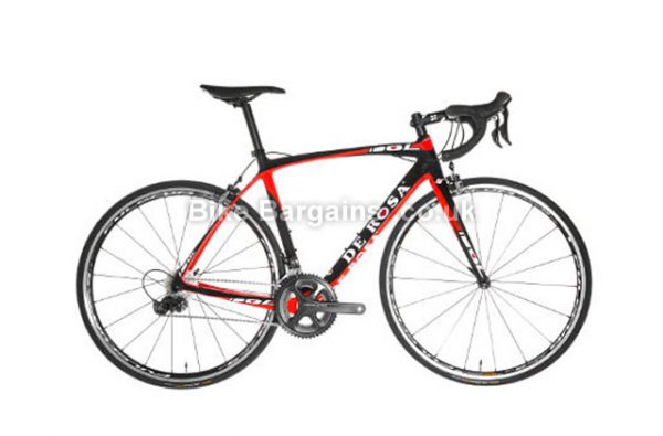 De Rosa Idol Ultegra 6800 Carbon Road Bike 2016 52cm, Black, Red, Carbon, 11 speed, Calipers, 700c