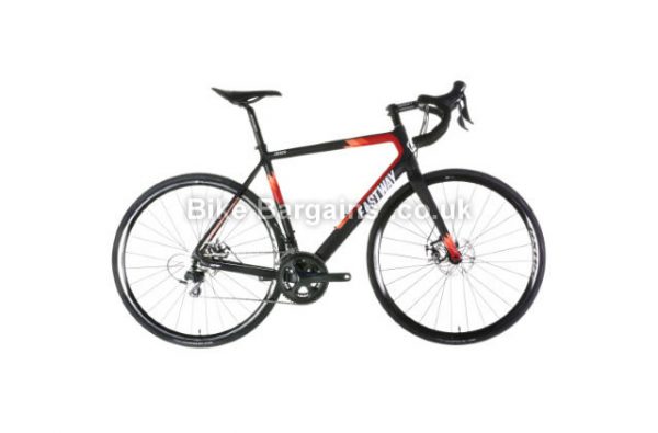 Eastway Zener D3 Carbon Tiagra Disc Road Bike 2016 50cm,58cm,60cm, Black, Red, Carbon, Disc, 10 speed, 700c, 9.2kg