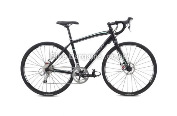 Fuji Finest 1.1 D Ladies Alloy Disc Road Bike 2015 44cm, Black, Alloy, Disc, 10 speed, 700c, 10.5kg