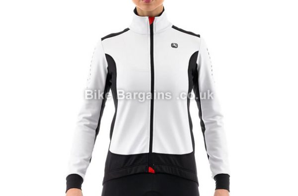 Giordana Donna Body CloneFR Carbon Ladies Jacket XL, White, Women's, Long Sleeve