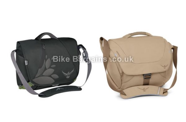 Osprey Flap Jill Cycling Laptop Courier Bag black, brown
