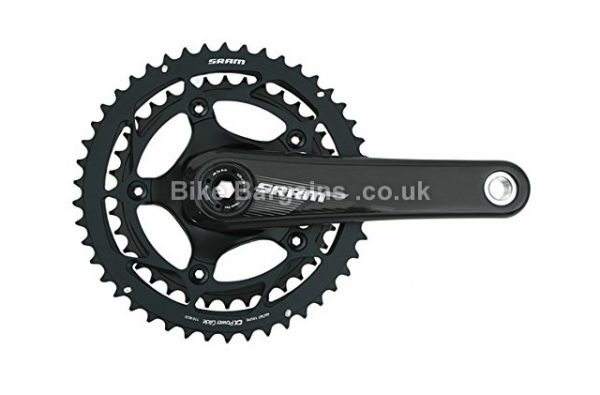 Sram S900 BB30 Chainset 175mm, Black, Carbon, 10 speed, Double Chainring, Road, 795g 