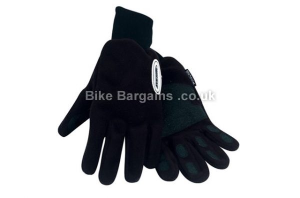 Avenir Windchill Fleece Winter Full Finger Gloves S, Black, Full Finger, Fleece