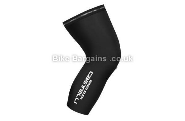 Castelli Nanoflex Knee Warmers XL, Black
