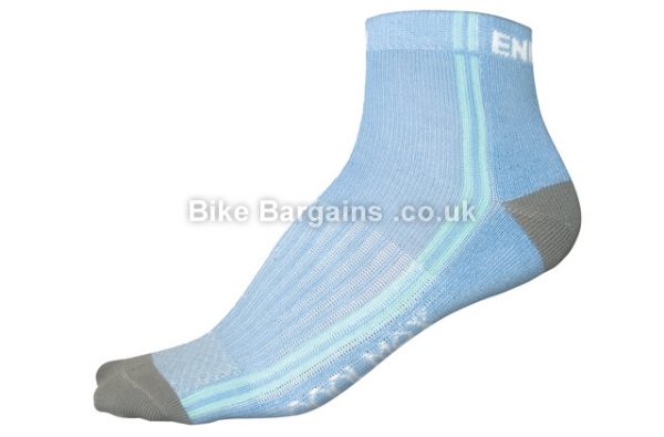 Endura Ladies Coolmax Cycling Socks 3 pack 3 pack, blue