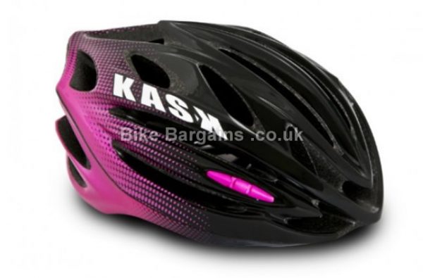 Kask 50NTA Road Helmet L, Black, Pink, 260g, 24 vents