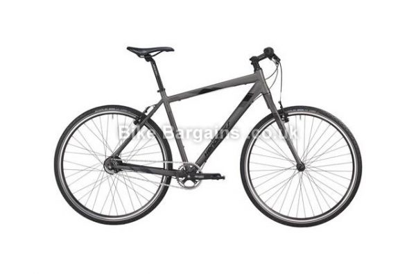 Hendricks CRX 500 Hybrid City Bike 2016 48cm, 52cm, 56cm, 60cm, Grey, Alloy, 700c, 8 speed, Calipers, Hardtail