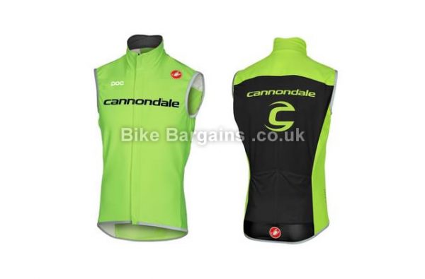 Castelli Cannondale Perfetto Road Vest Gilet 2016 S,M,L,XL,green