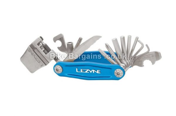 Lezyne Stainless 20 Function Multi Tool red, gold, blue