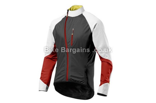Mavic HC H2O Rain Jacket 2014 M, Black, Red, Men's, Long Sleeve