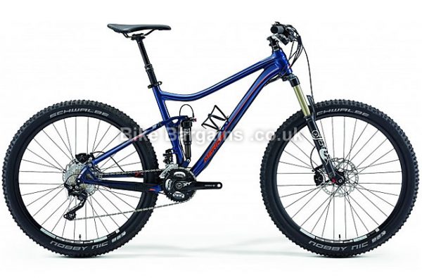Merida One-Twenty 900 XT 27.5" Alloy Full Suspension Mountain Bike 2015 blue, 20"