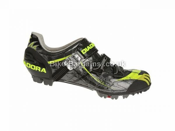 Diadora Protrail 2.0 Carbon MTB Shoes 40, Black, Yellow