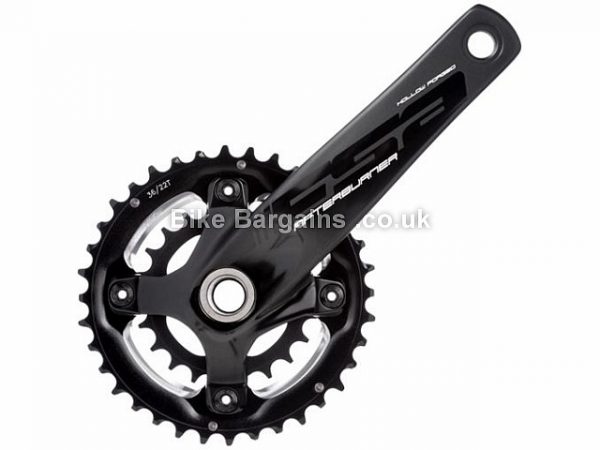 FSA Afterburner Alloy M Exo M-10 MTB Chainset 175mm, Black, Alloy, 10 speed, Double Chainring, MTB, 800g 