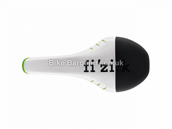 Fizik Tundra M3 Carbon Saddle 175g, White, Black, Carbon Rails, Mens, 125mm, 290mm